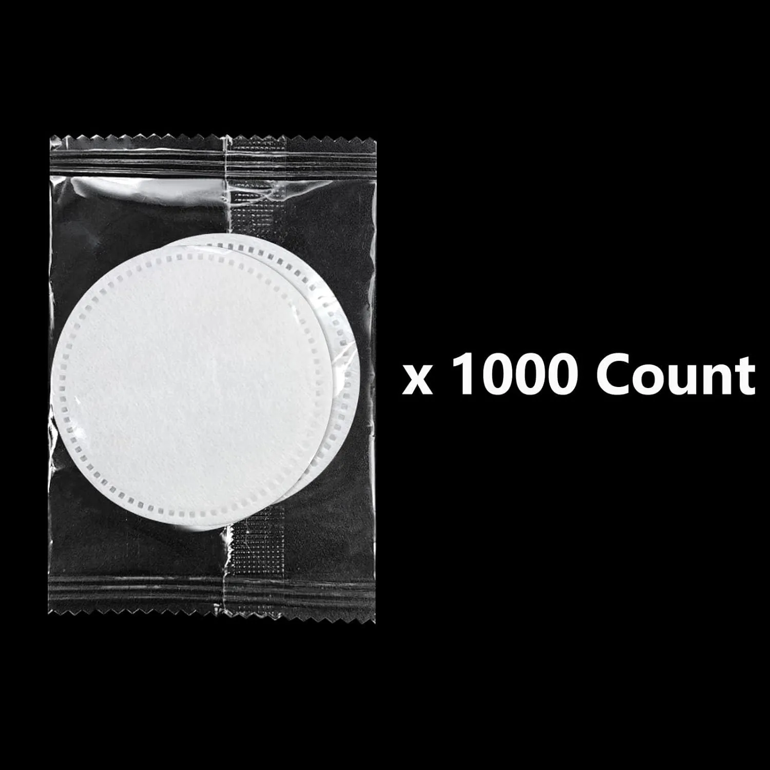2000 Pcs Kheoxusa Individually Wrapped Cotton Pads,Individually Wrapped Cotton Rounds,Natural,Round, Disposable,Cotton Face Pads Personal Care Kit Sachet Wrap (2 Pcs/Set, 1000 Sets,2000 pk in totally)