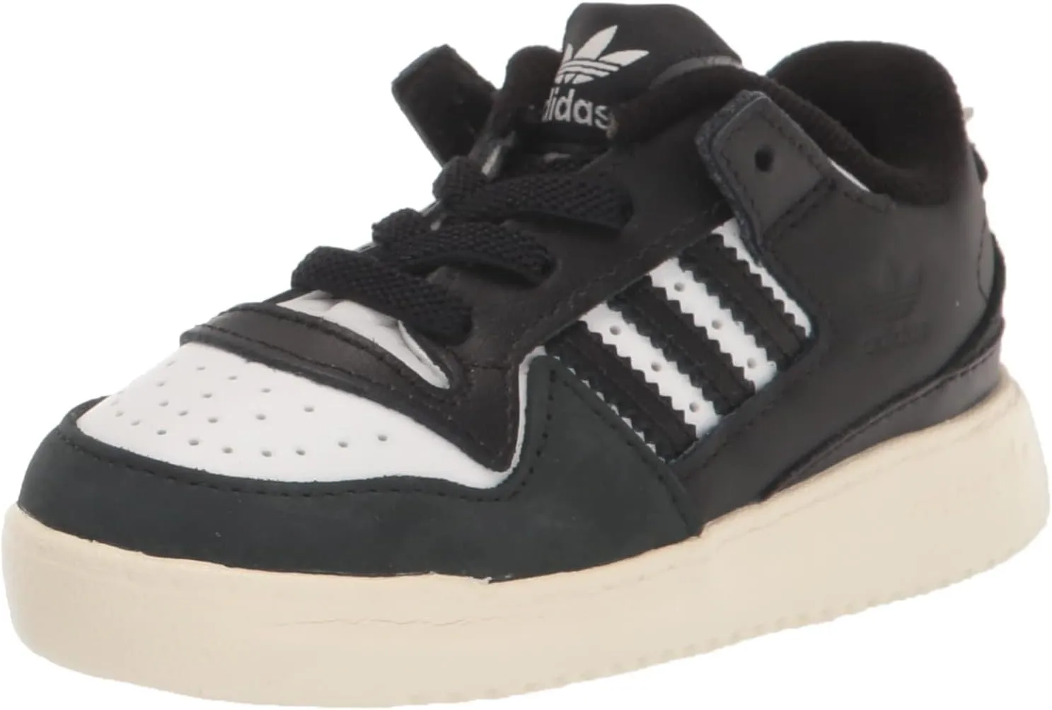 adidas Unisex-Child Forum Low Elastic Lace Sneaker