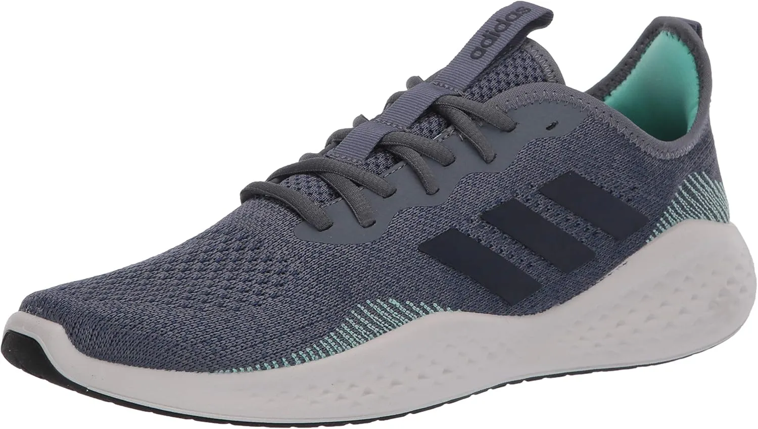 adidas Women's Fluidflow Sneaker, Onix/Legend Ink/Tech Indigo, 12