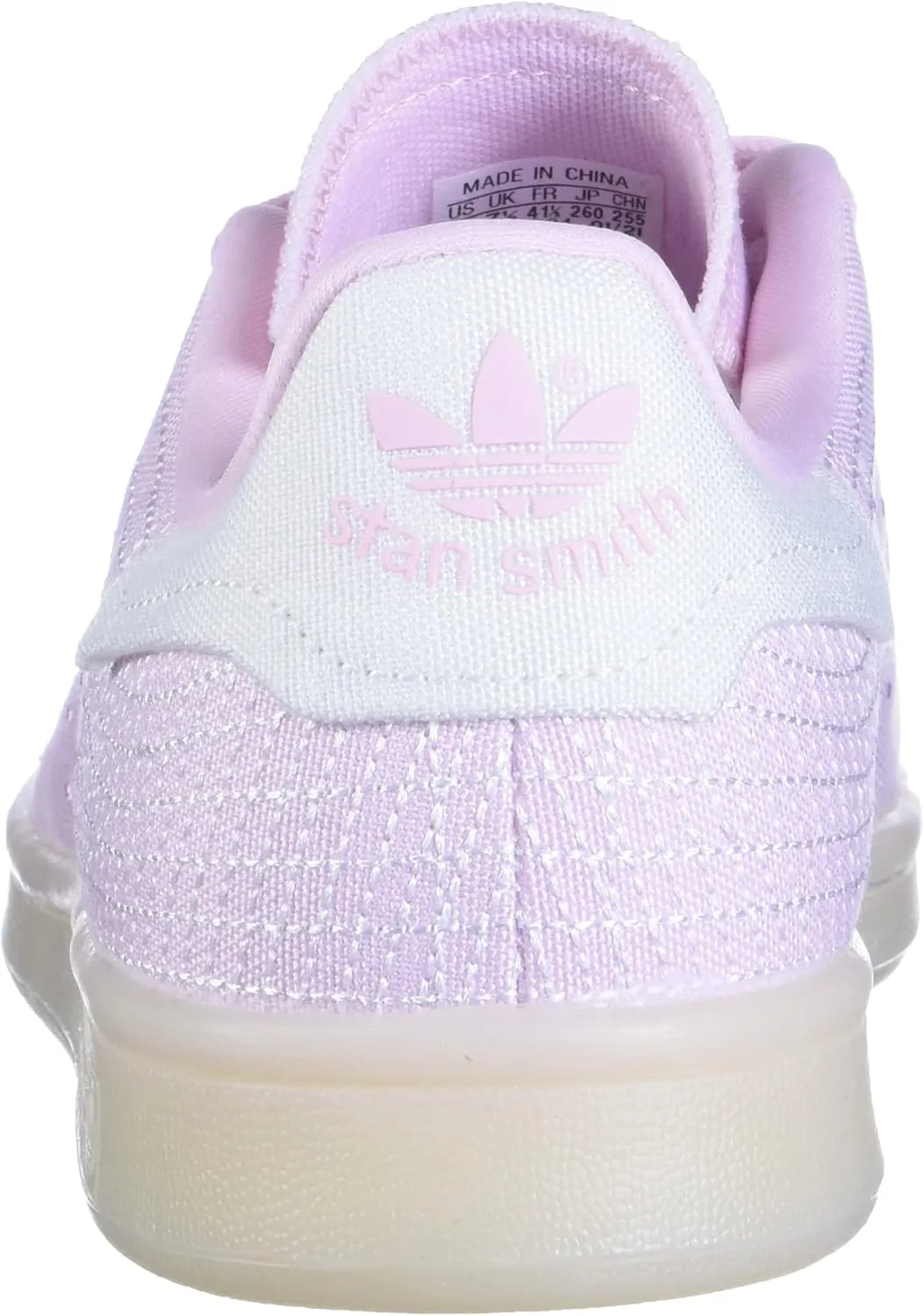 adidas Womens Stan Smith Primeblue Low Sneaker, Pink/White/Black