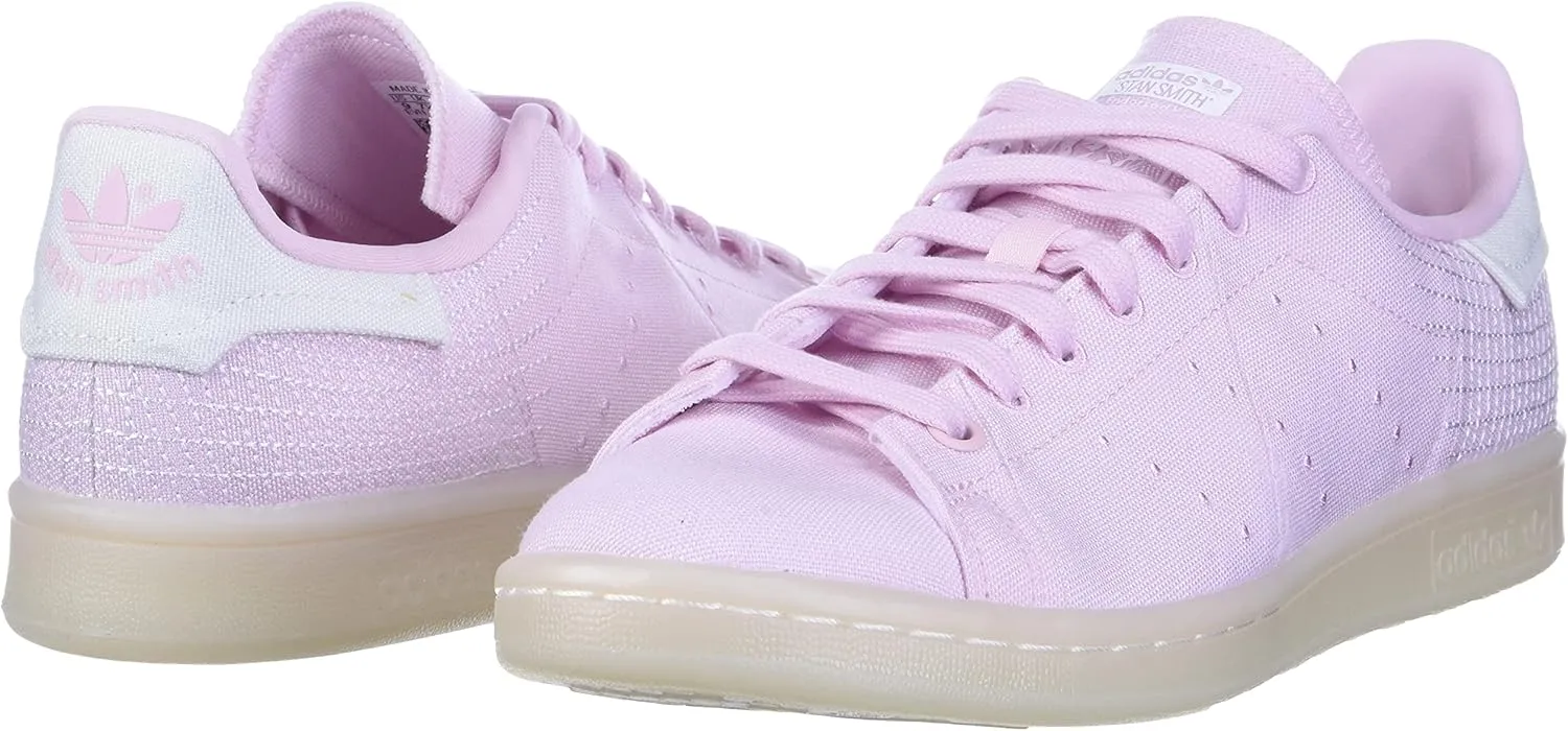 adidas Womens Stan Smith Primeblue Low Sneaker, Pink/White/Black