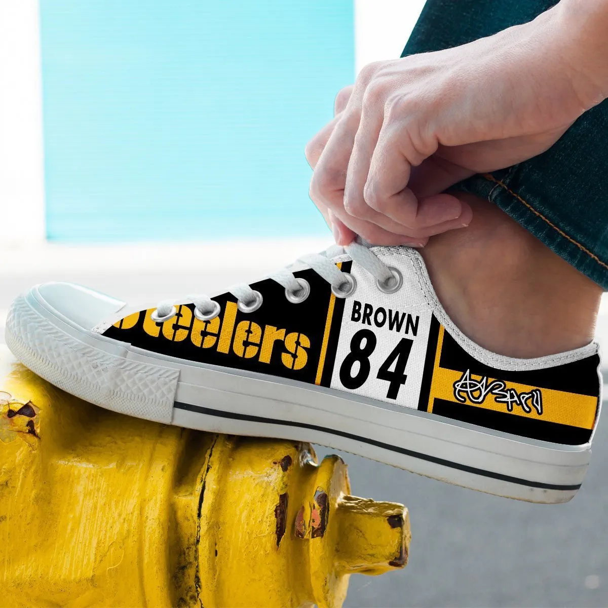 antonio brown mens low cut sneakers cut