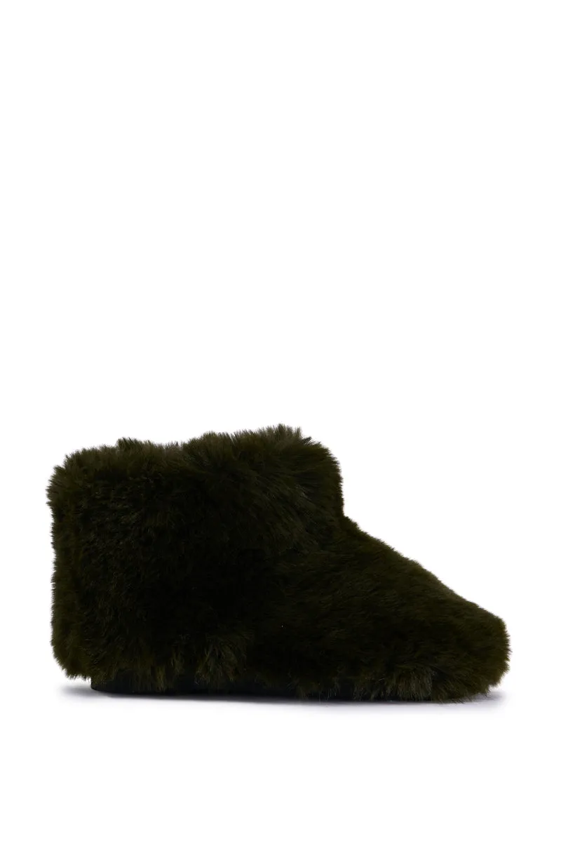 AZALEA WANG TRISH OLIVE BOOTIE