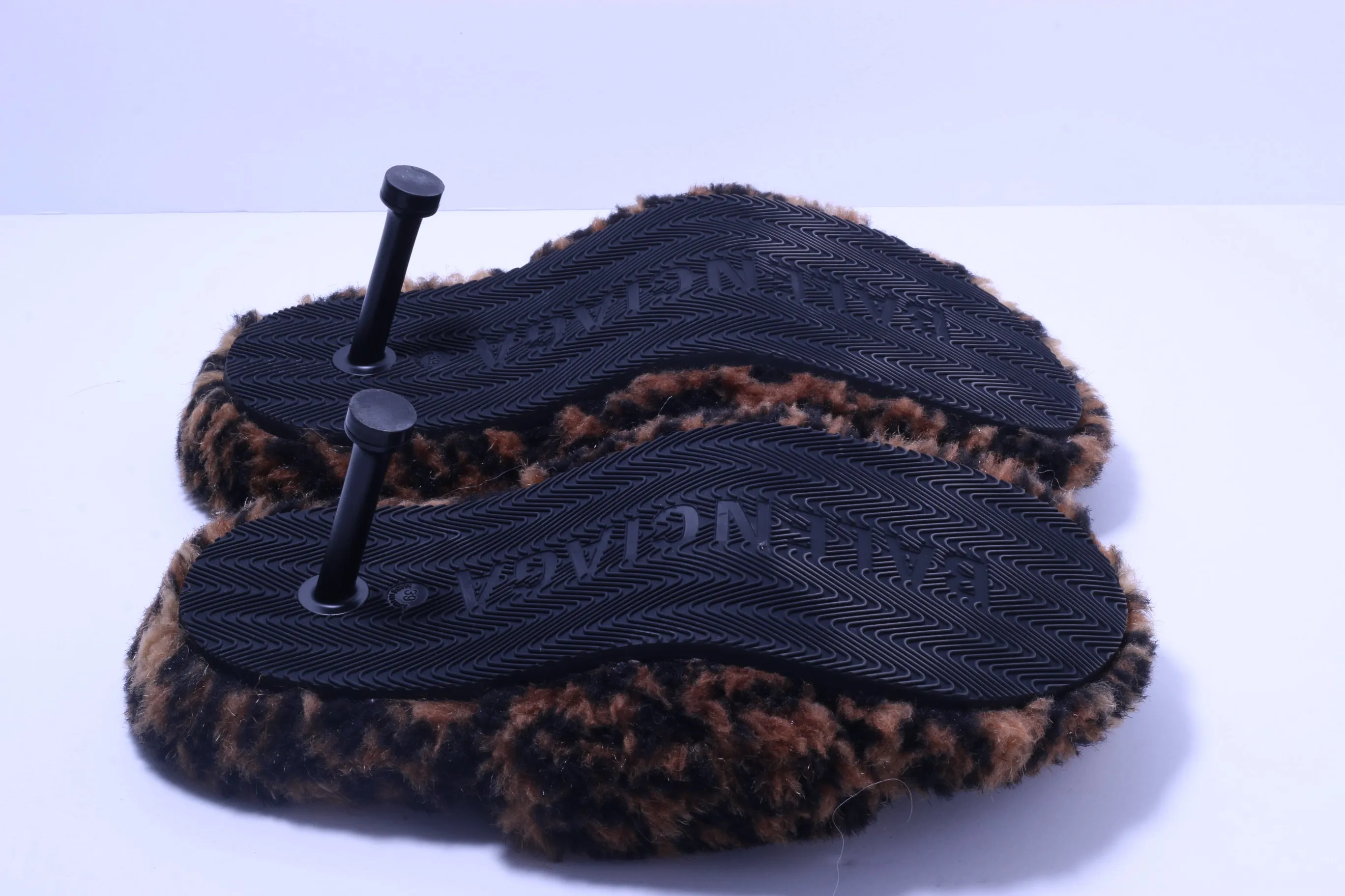 Balenciaga Fuzzy Mule - Cheetah 39