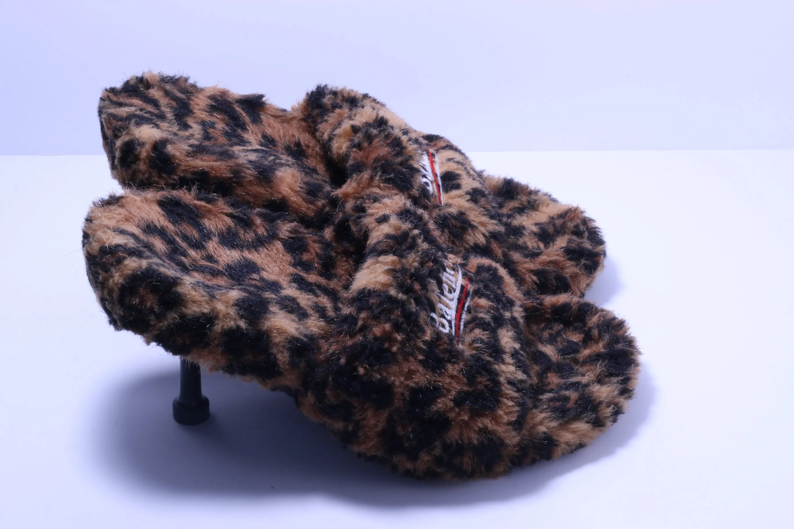 Balenciaga Fuzzy Mule - Cheetah 39