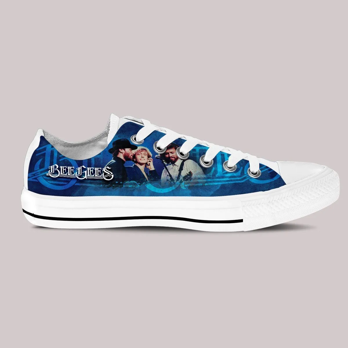 bee gees ladies low cut sneakers