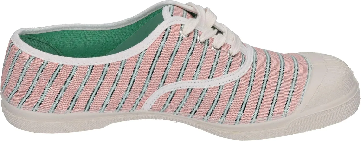 Bensimon Damen Schnürsenkel F Streifen Sneaker