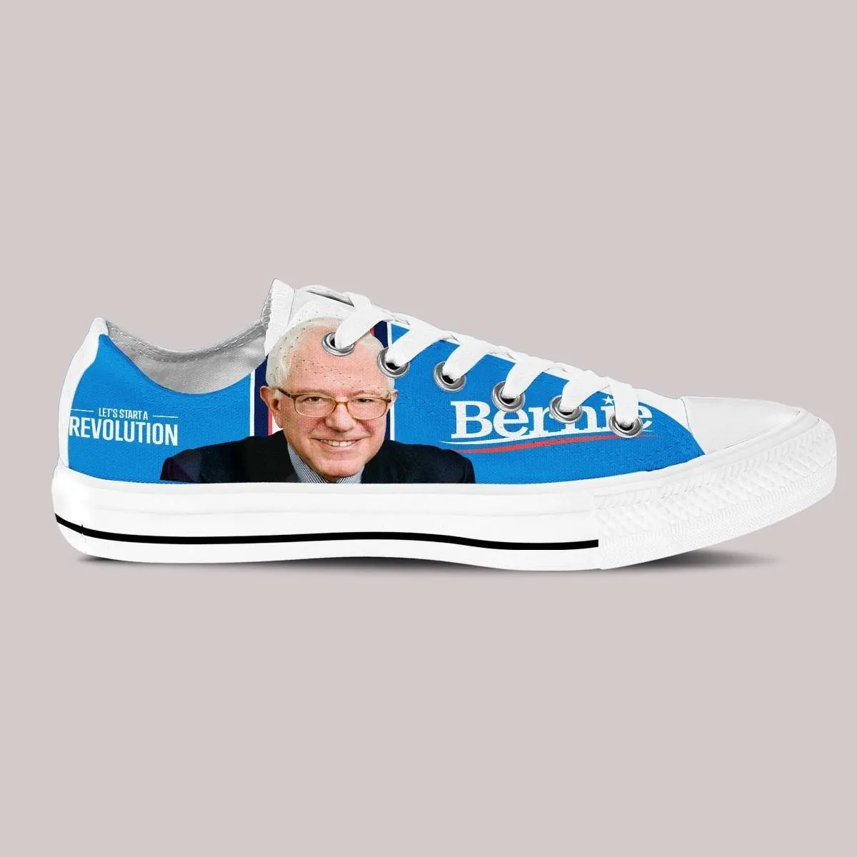 bernie sanders mens low cut sneakers cut