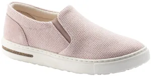 Birkenstock Unisex Oswego Slip On Loafer, Soft Pink Canvas, Size 38 EU (7-7.5 N US Women)