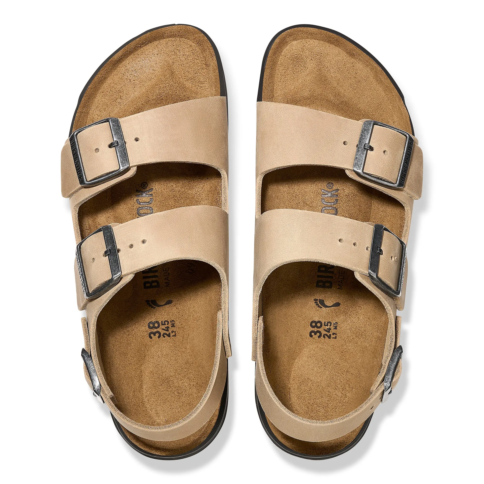 Birkenstock Women's Milano Rugged tobacco oiled leather
