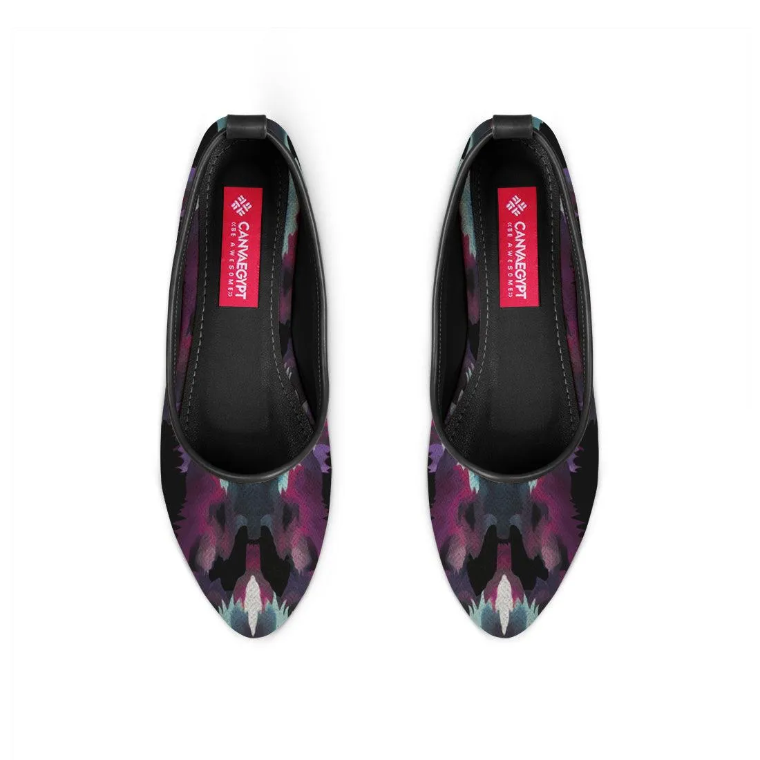 Black Round Toe Shoe Orbs