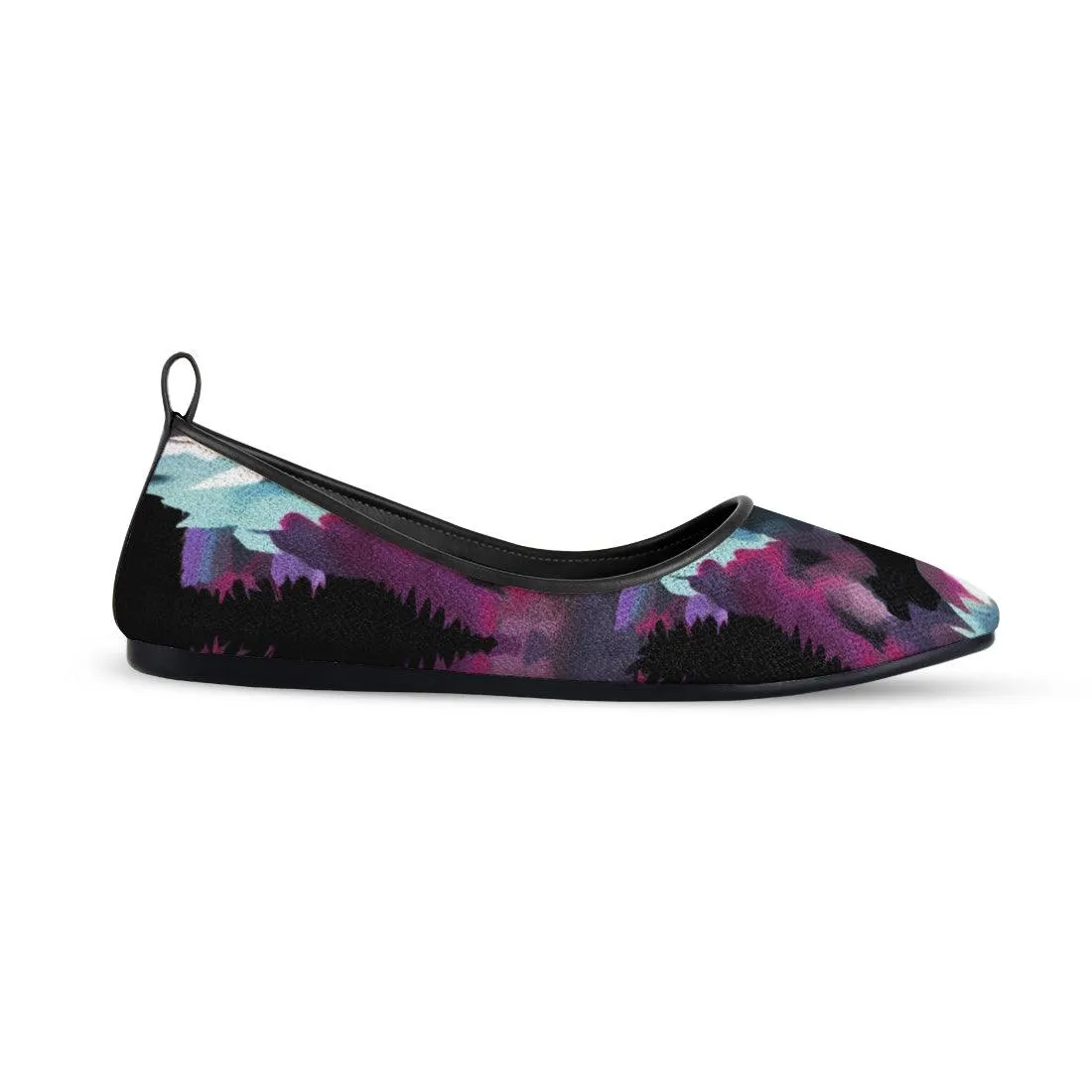 Black Round Toe Shoe Orbs