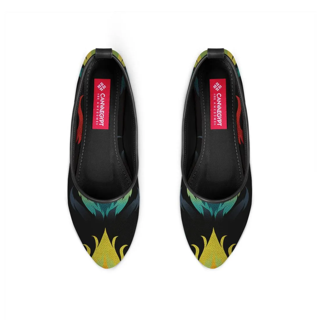 Black Round Toe Shoe Spark