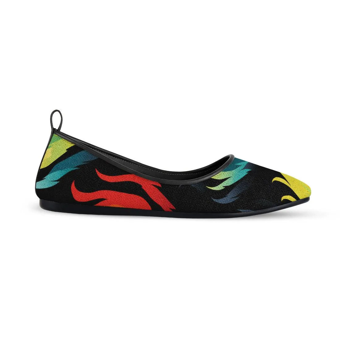Black Round Toe Shoe Spark