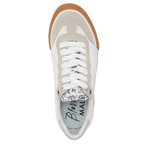 Blowfish Malibu Womens Wildcard Sneaker Off White Canvas 10 M