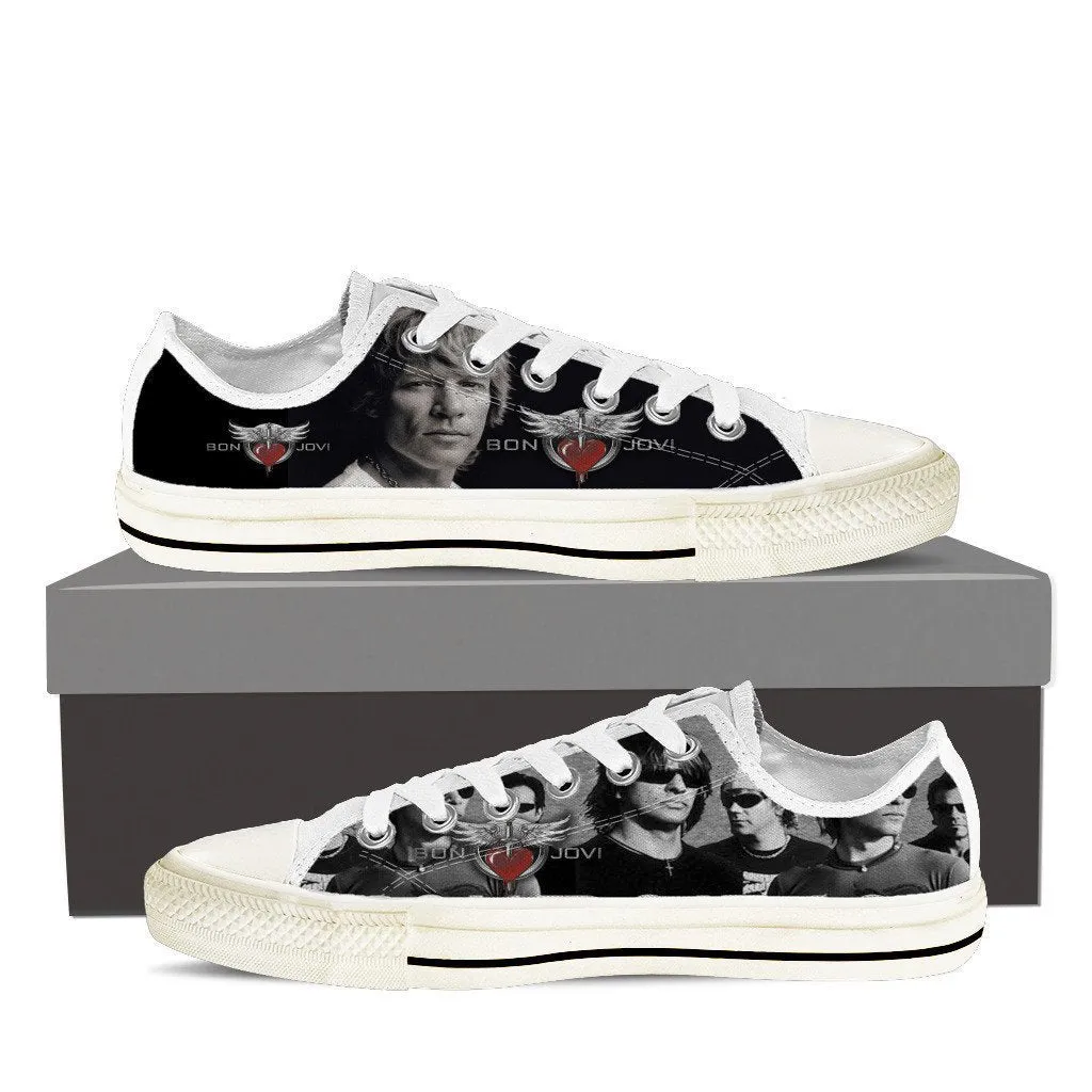 bon jovi ladies low cut sneakers