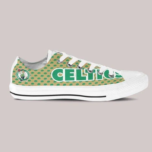 boston celtics ladies low cut sneakers