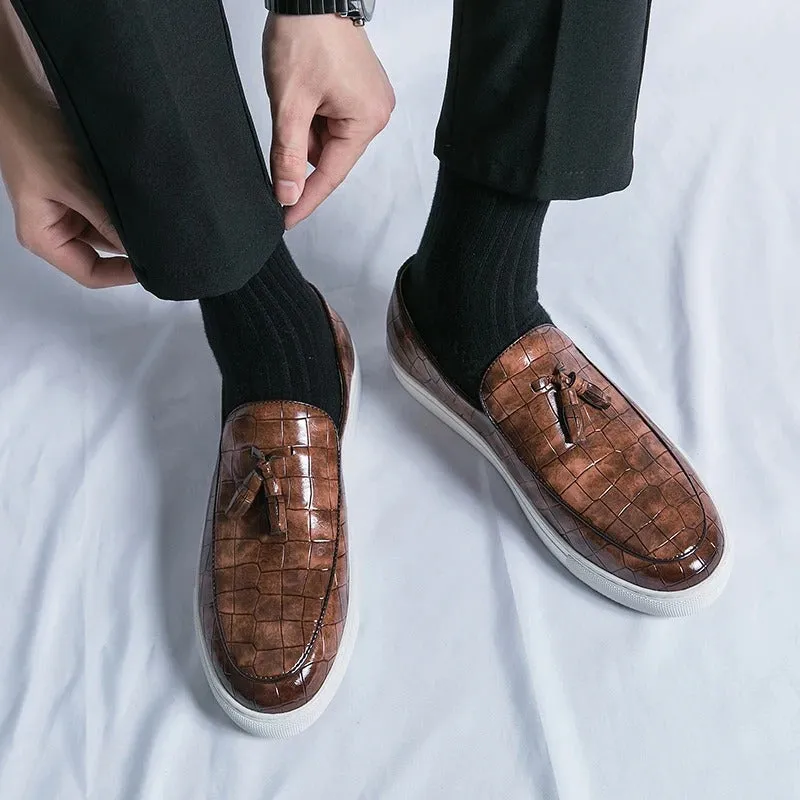 Boxing Day sale Herren - Bequem Elegant Great deal Loafers Leder Zyrus