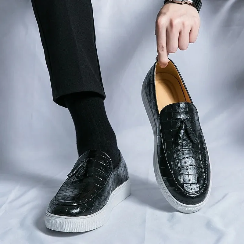 Boxing Day sale Herren - Bequem Elegant Great deal Loafers Leder Zyrus