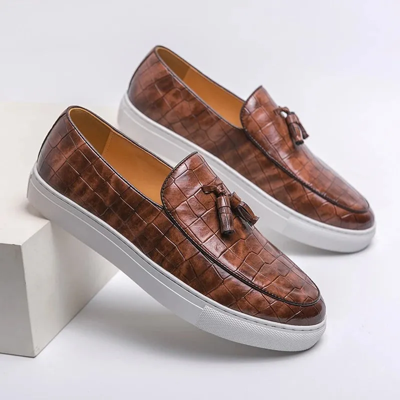 Boxing Day sale Herren - Bequem Elegant Great deal Loafers Leder Zyrus