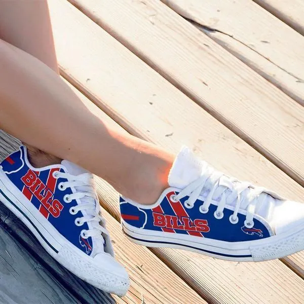 buffalo bills ladies low cut sneakers