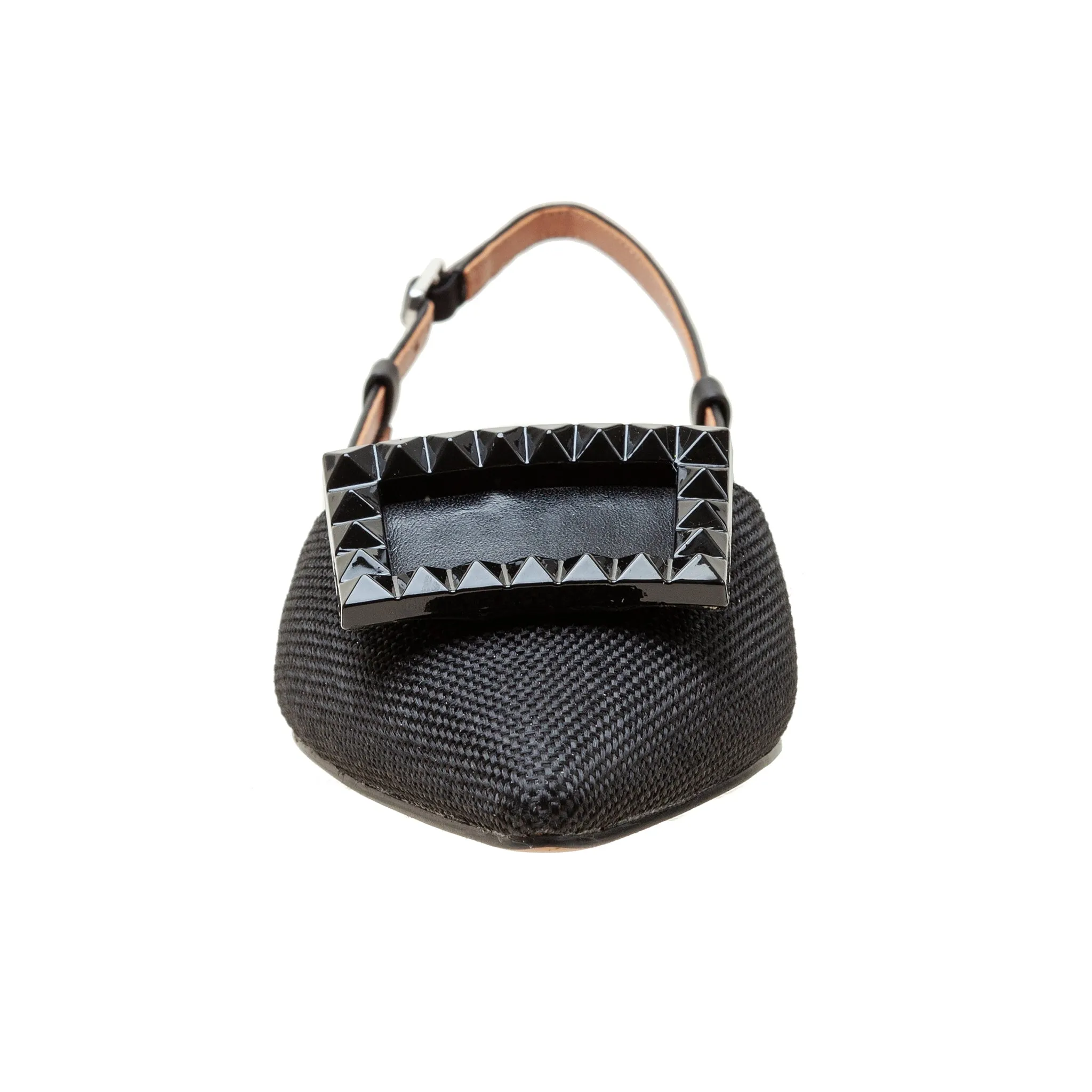 CARMEN | Resin Buckle Slingback Flat