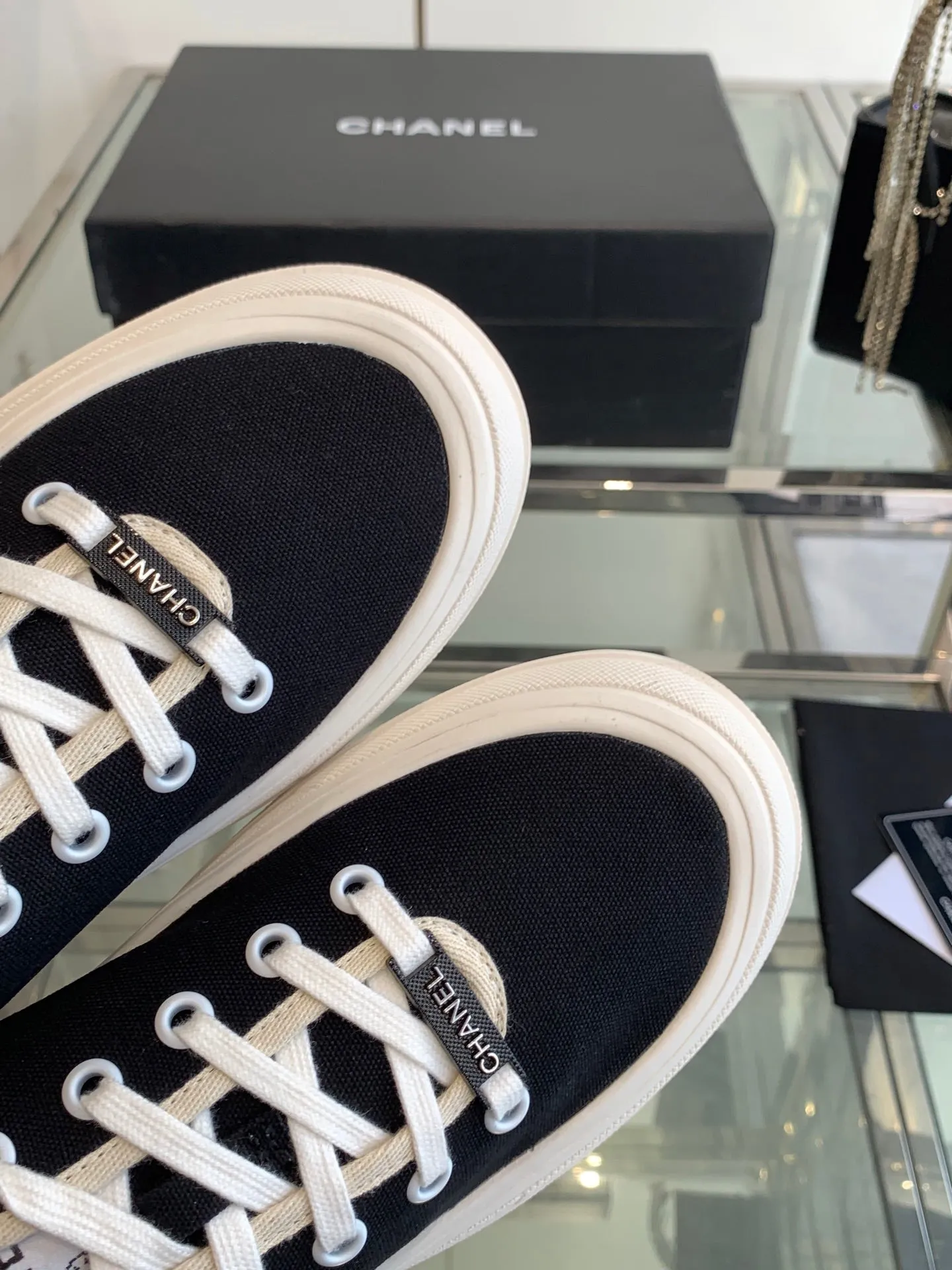 CC Sneaker Black Canvas 203261