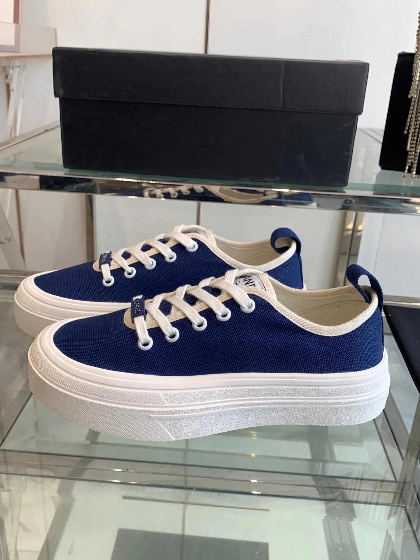 CC Sneaker Dark Blue Canvas  203265