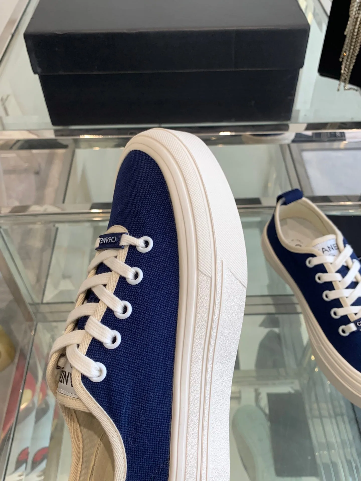CC Sneaker Dark Blue Canvas  203265