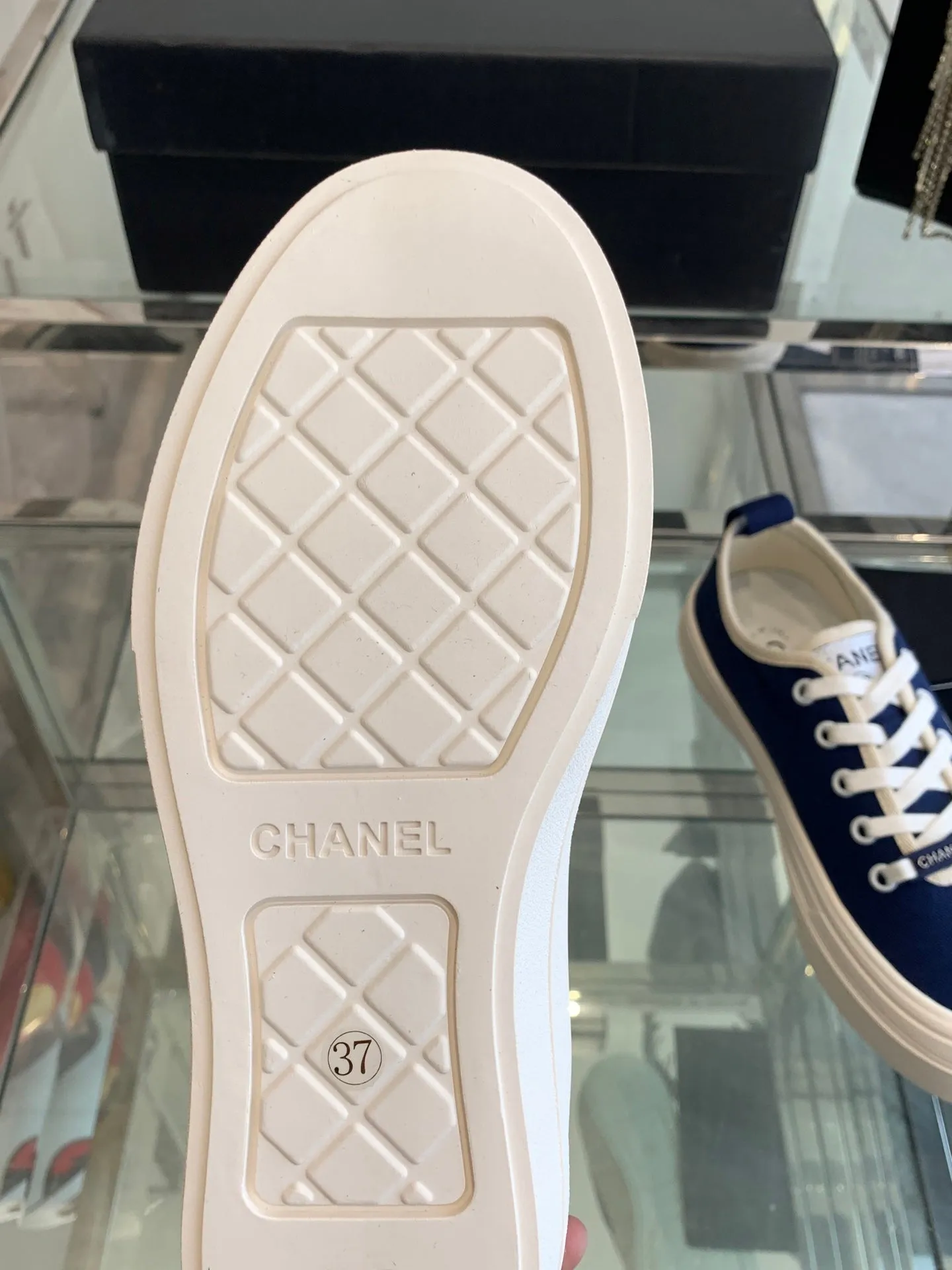 CC Sneaker Dark Blue Canvas  203265