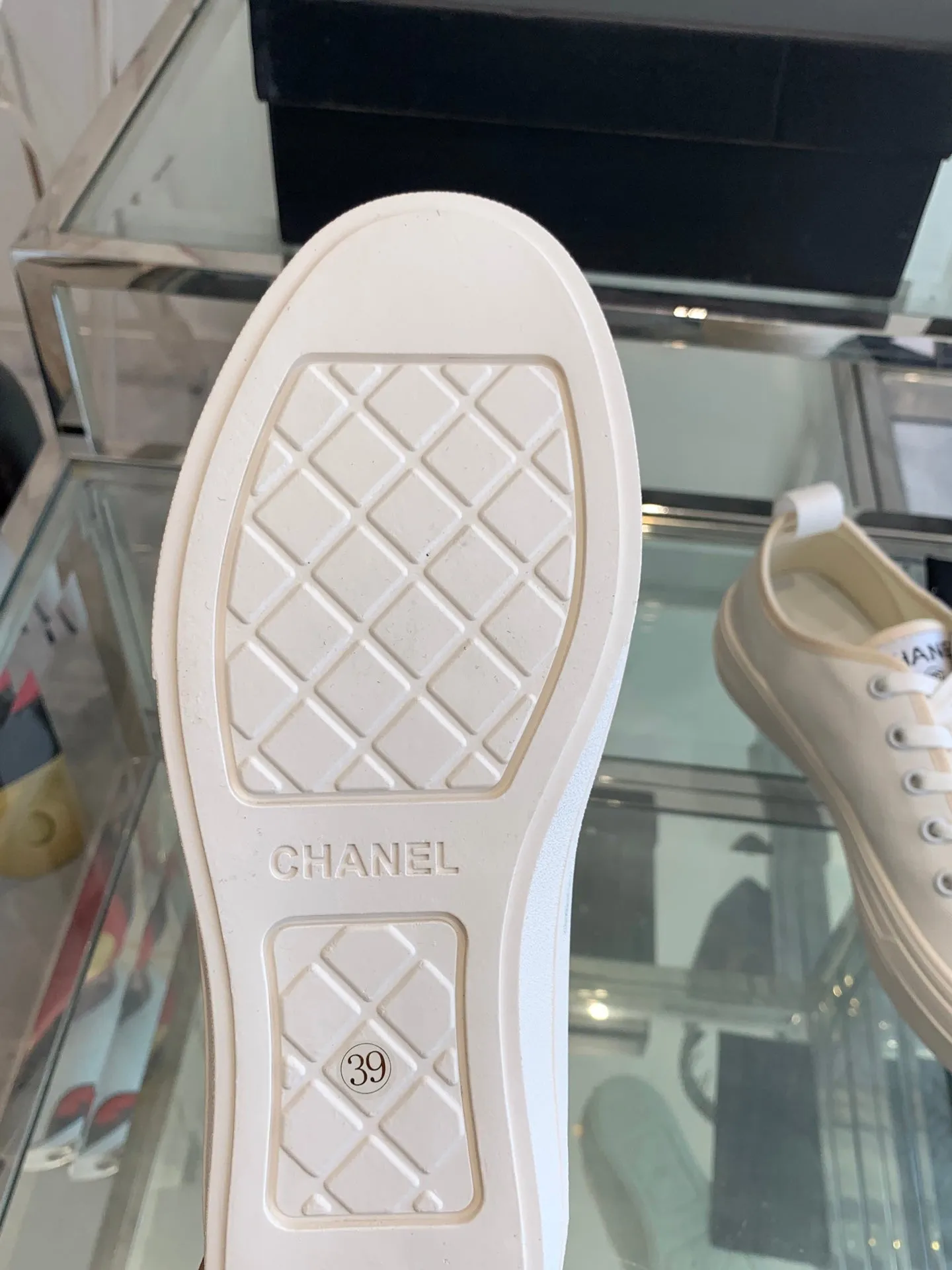 CC Sneaker White Canvas  203263