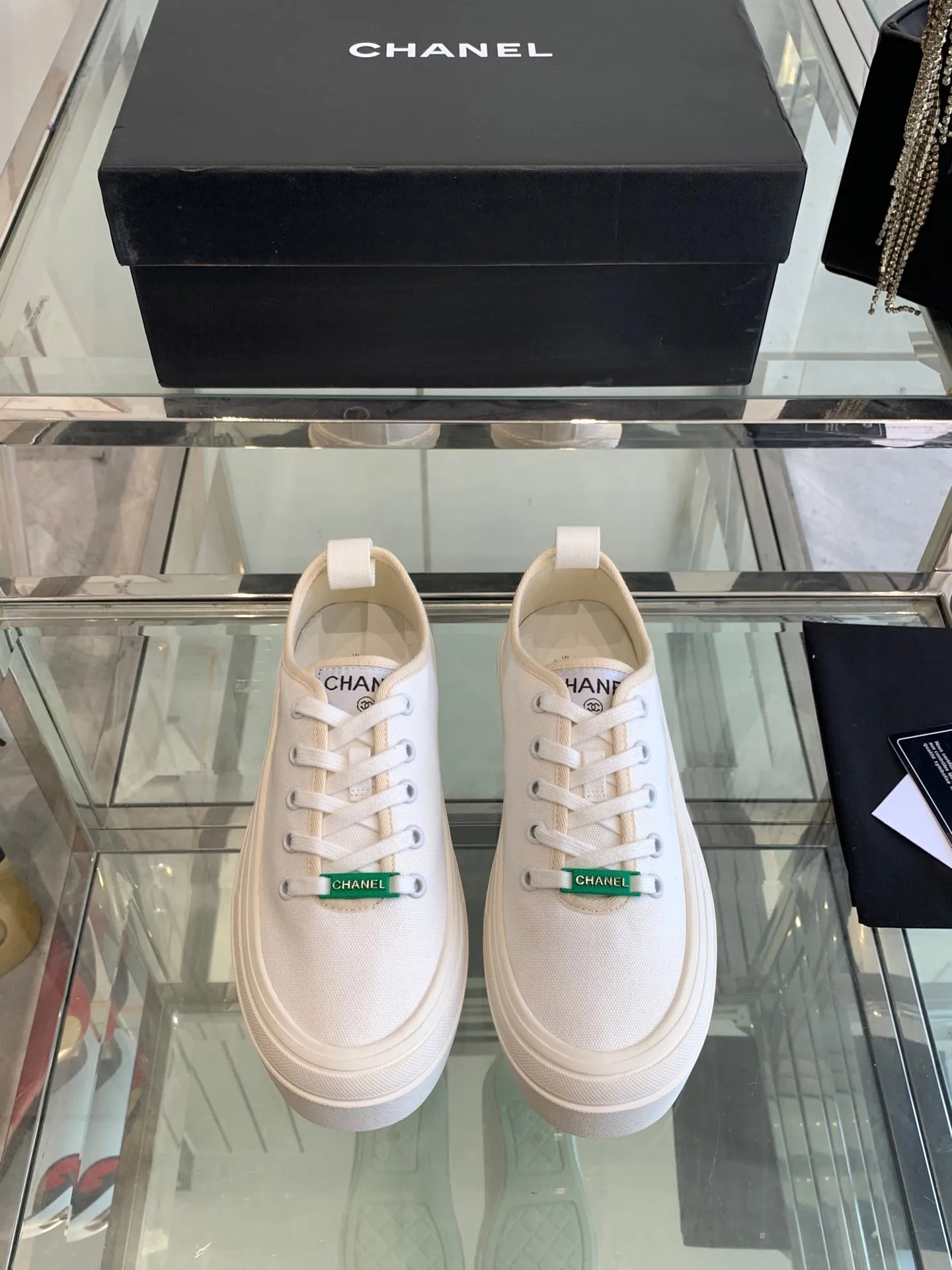 CC Sneaker White Canvas  203263