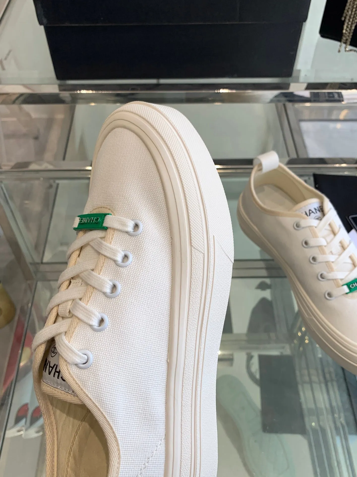 CC Sneaker White Canvas  203263