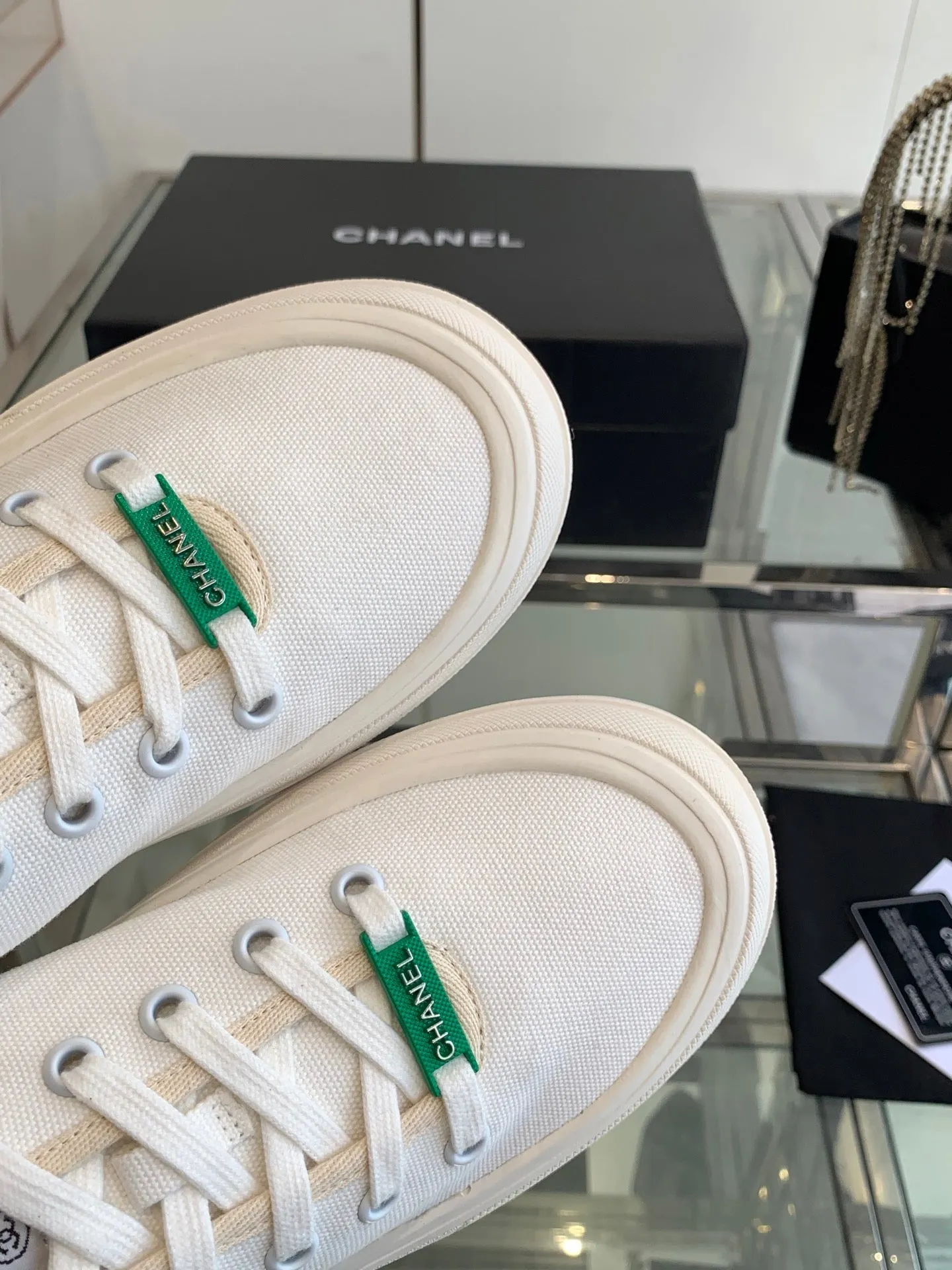 CC Sneaker White Canvas  203263