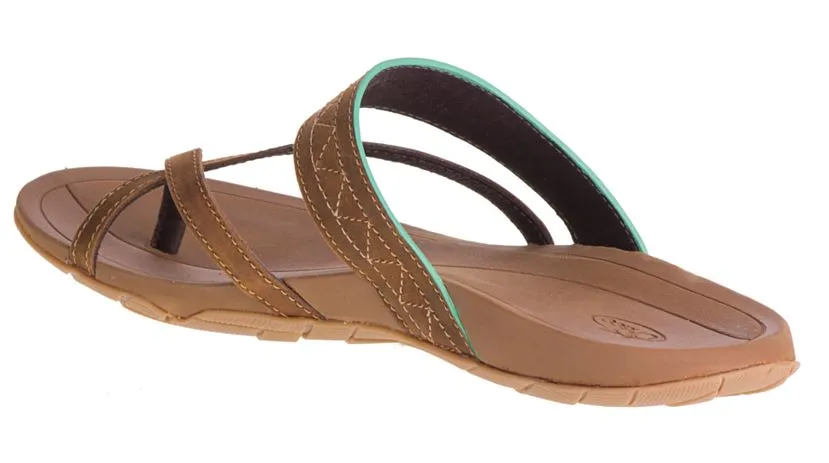 Chaco Cognac Deja Womens Slide On Comfort Shoes J106876