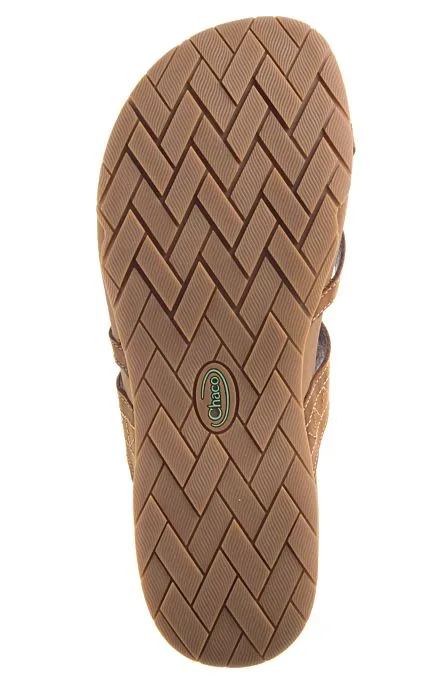 Chaco Cognac Deja Womens Slide On Comfort Shoes J106876