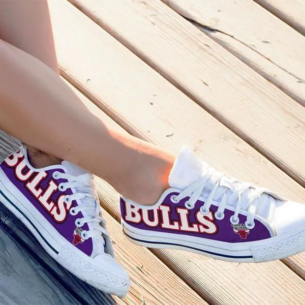 chicago bulls ladies low cut sneakers