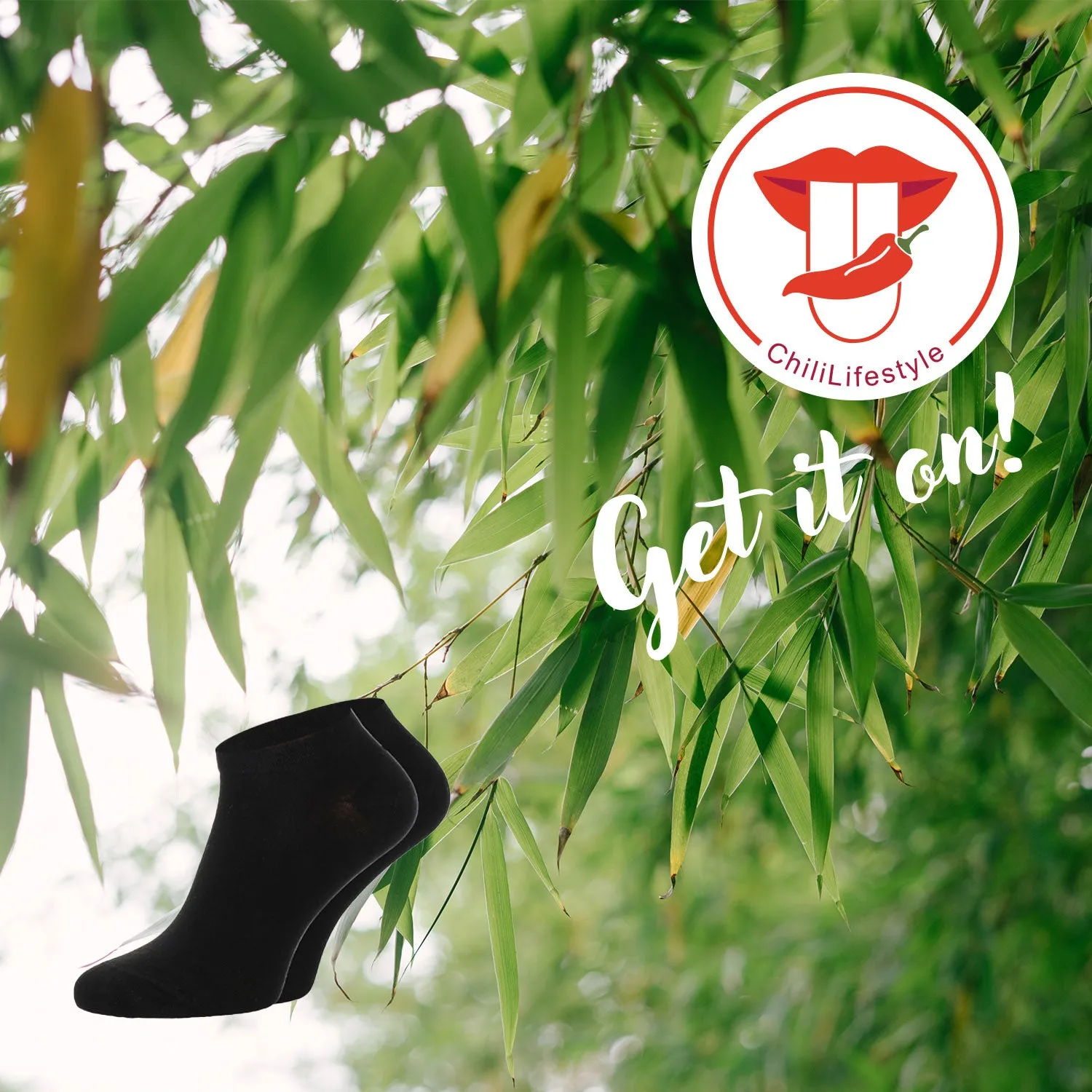 Chili Lifestyle Sneaker Socken BAMBUS 3 Paar extra weich