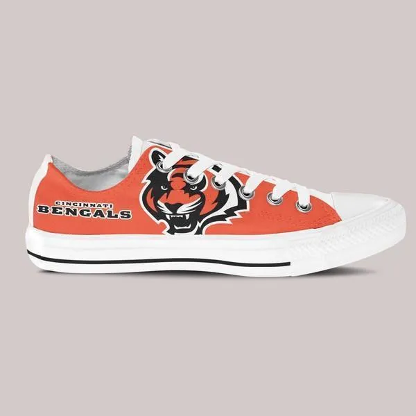 cincinnati bengals ladies low cut sneakers