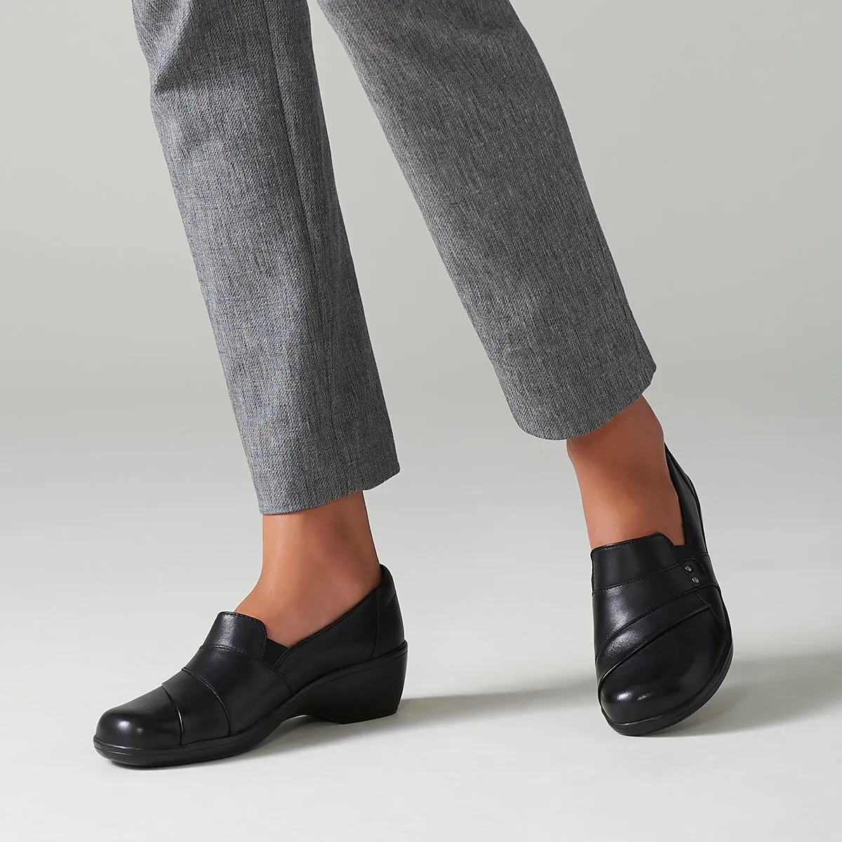 Clarks May Marigold Women's Dress Loafer in Black