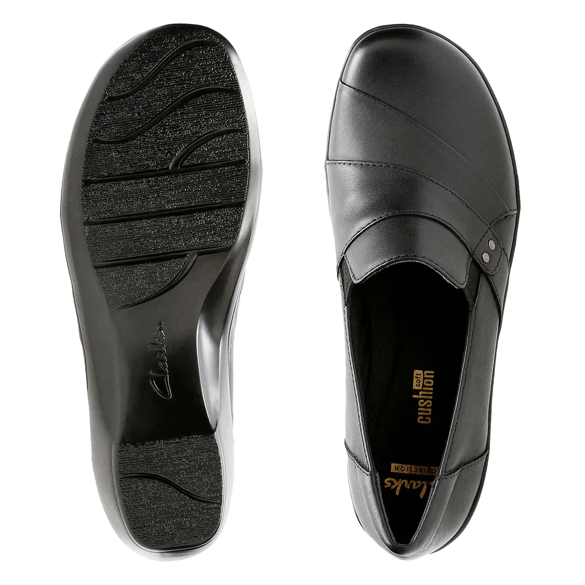 Clarks May Marigold Women's Dress Loafer in Black