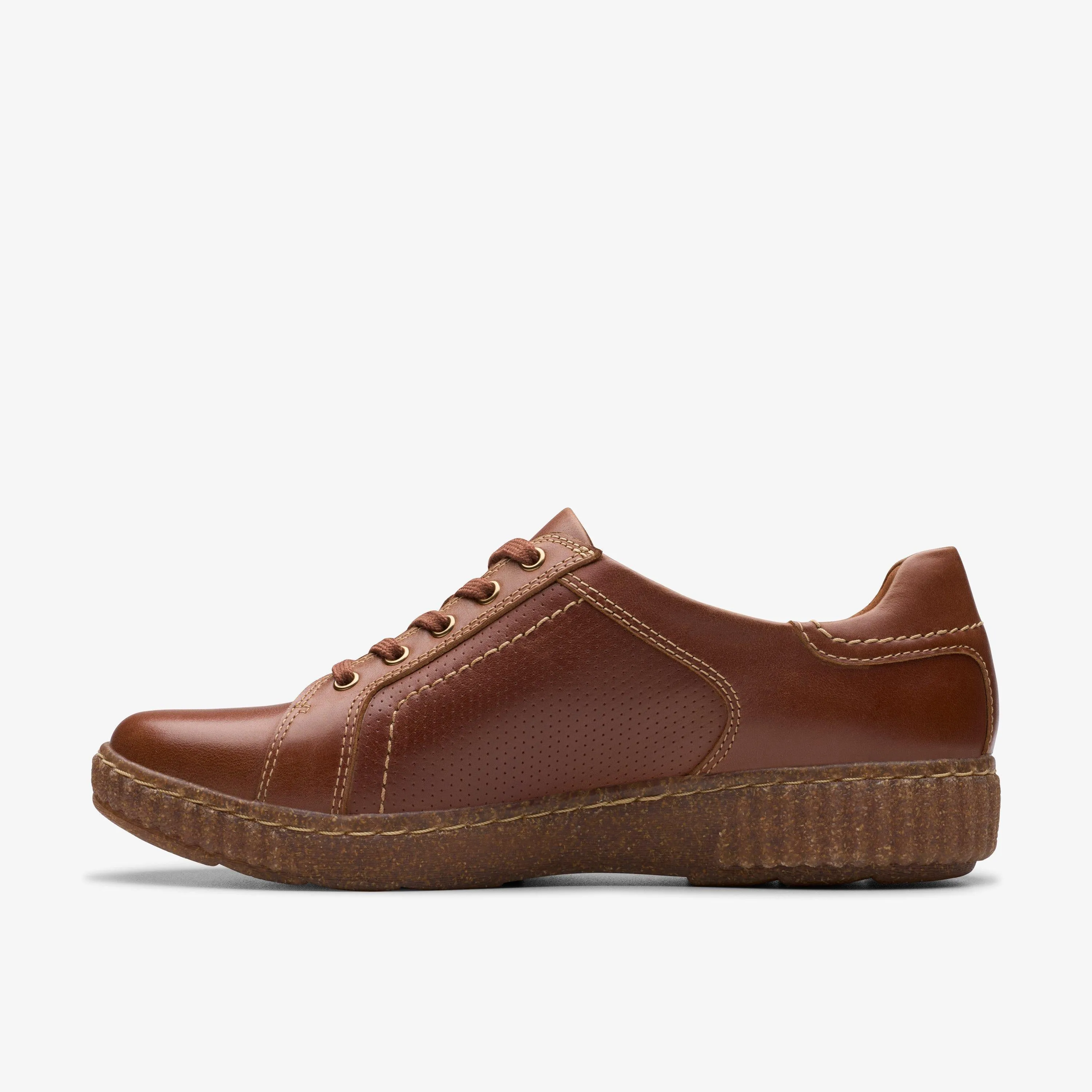 Clarks Women's Caroline Janna Tan Leather 26179522