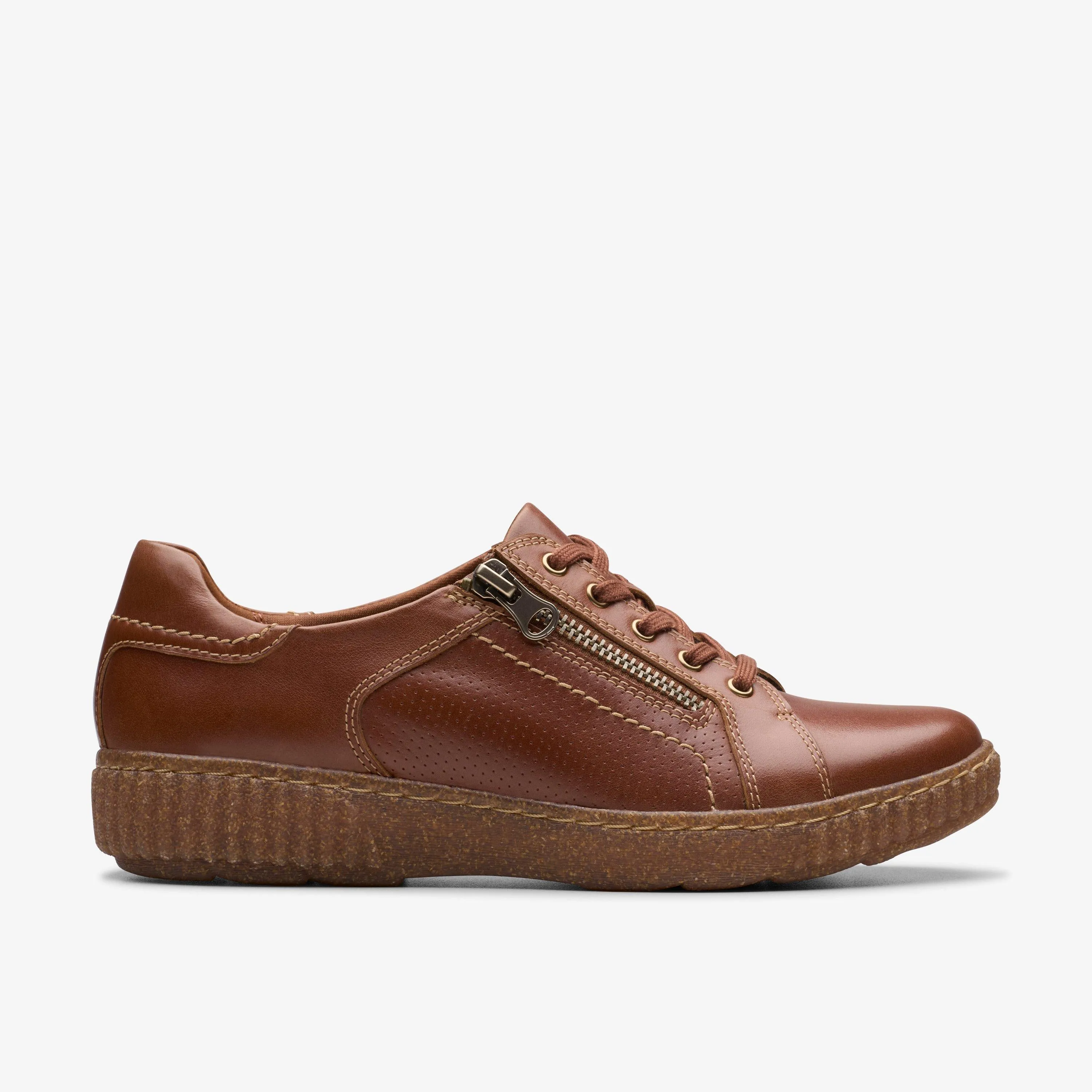 Clarks Women's Caroline Janna Tan Leather 26179522