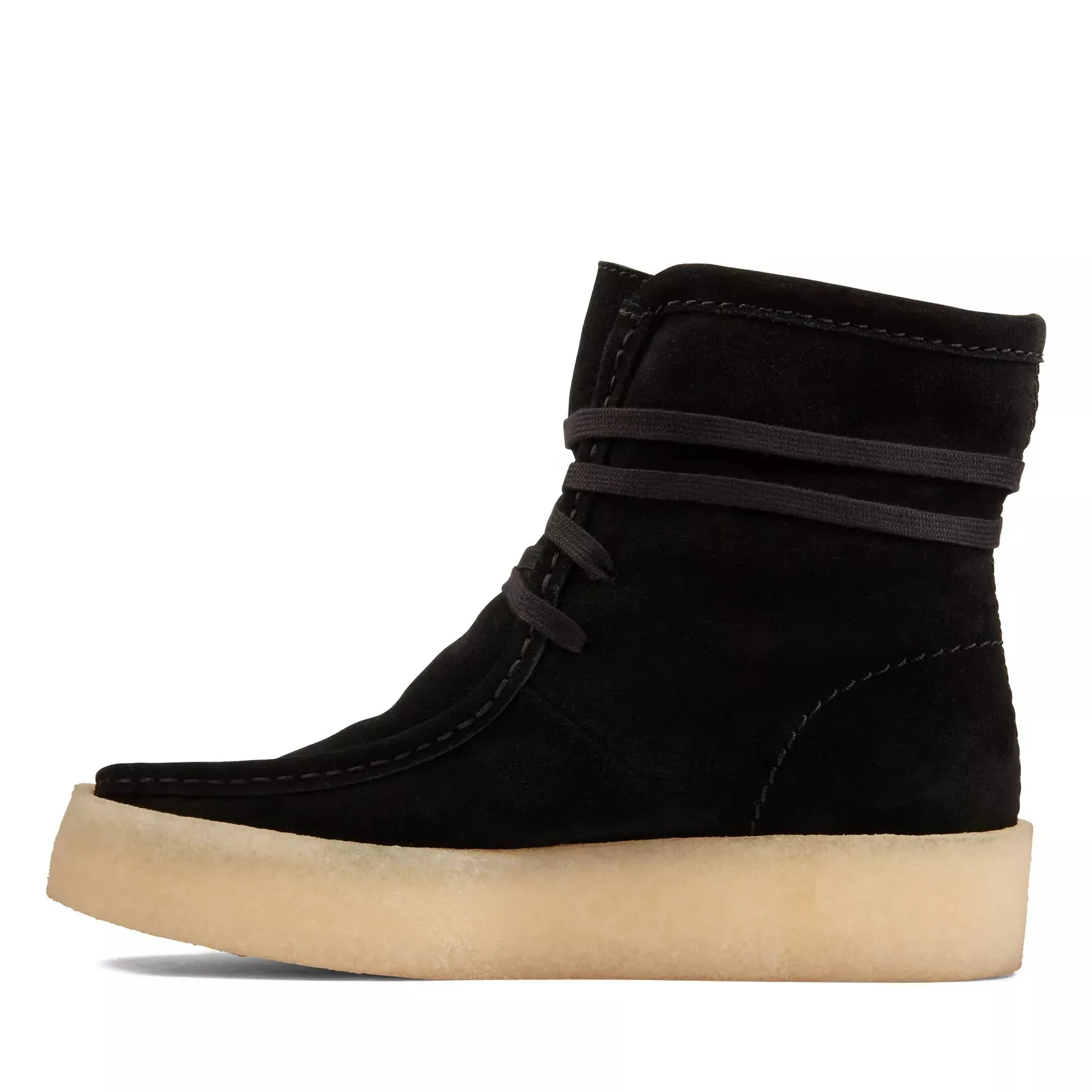 Clarks Women's WallabeeCup Hi Black 26163411