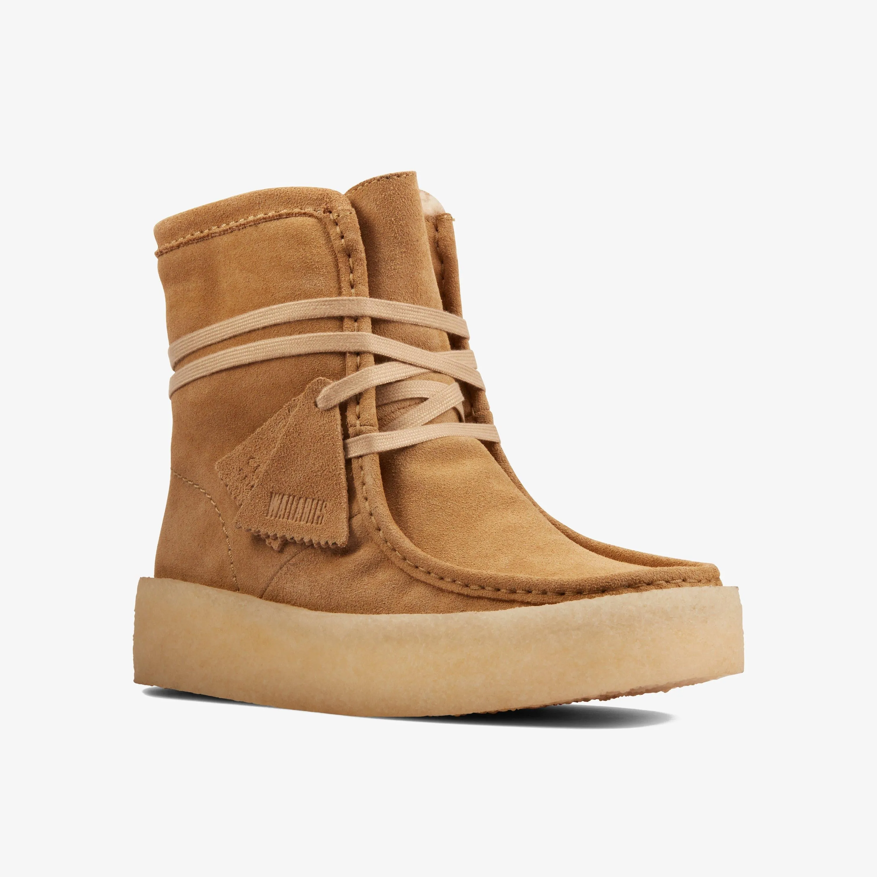 Clarks Women's WallabeeCup Hi Brown 26163412