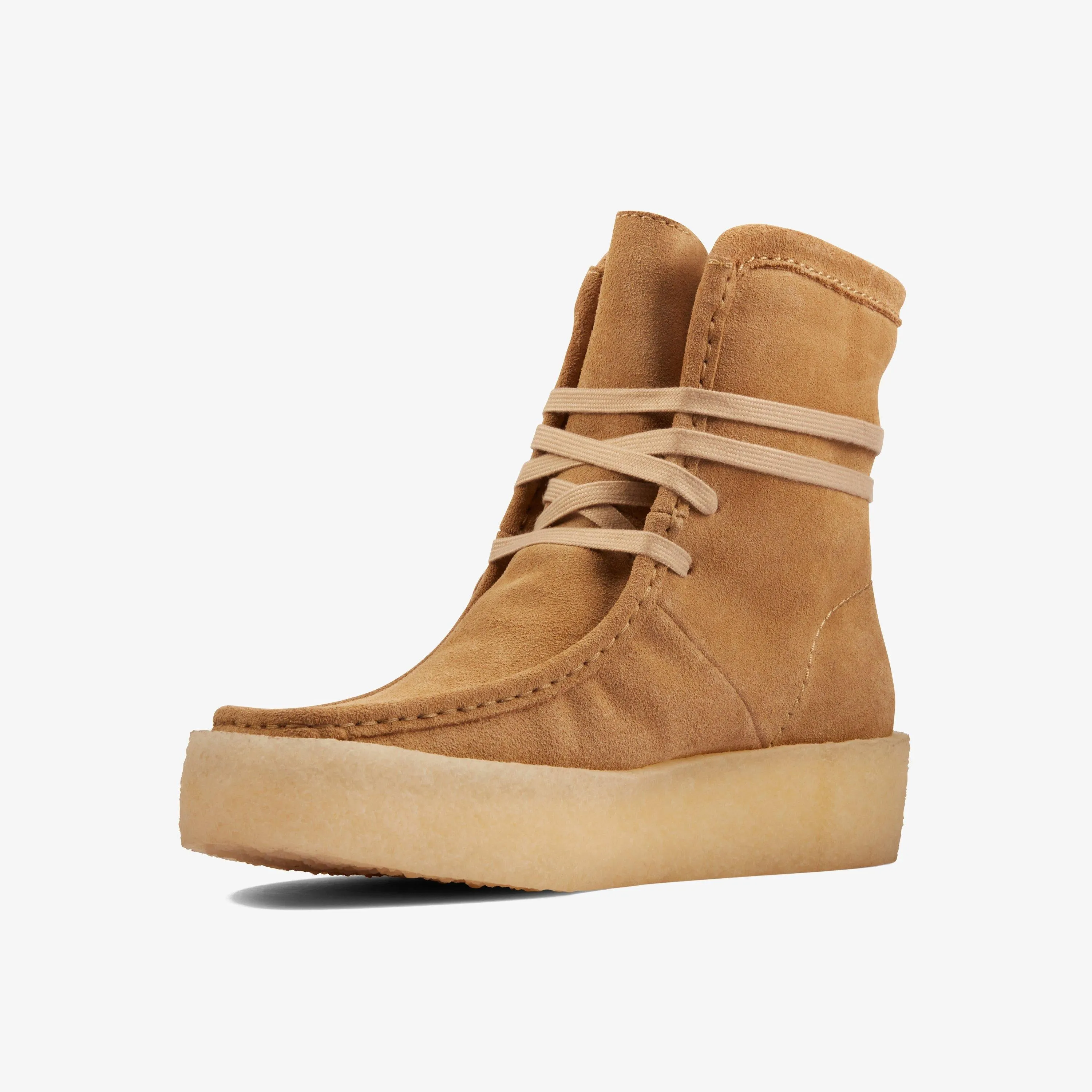 Clarks Women's WallabeeCup Hi Brown 26163412
