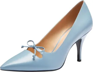 Coach Women's Runway Pump Ballet Flat, Charcoal/Black, 7.5