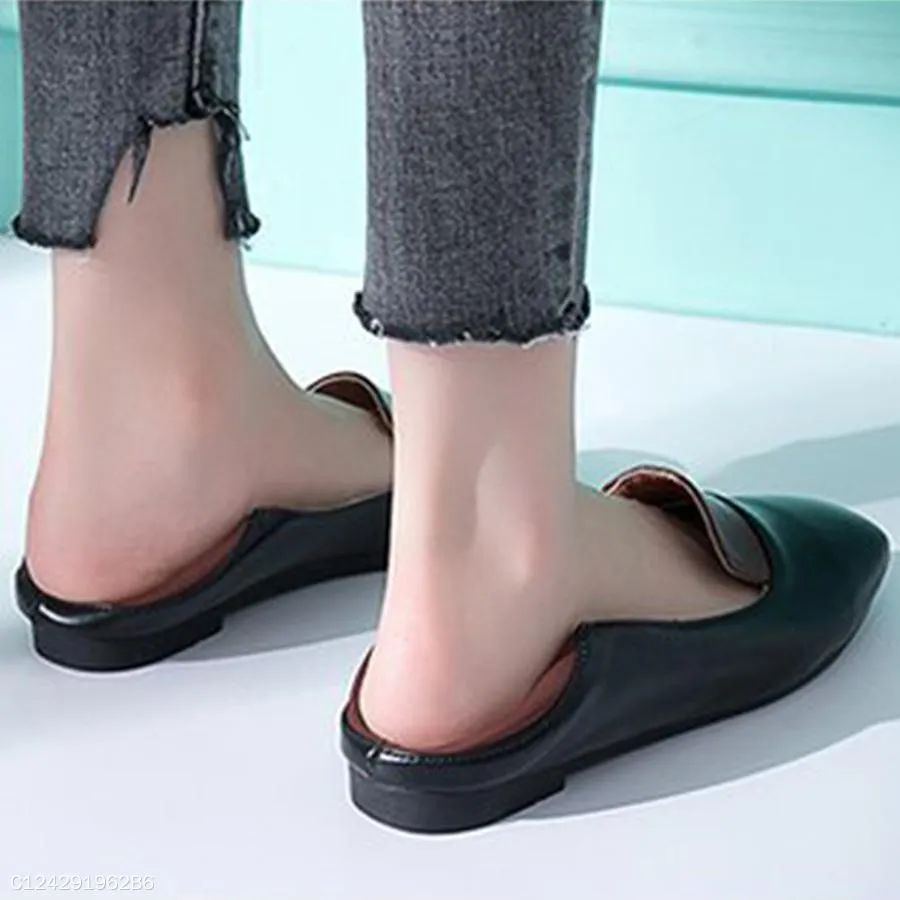 Color Block  Flat  Round Toe  Date Office Comfort Flats