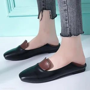 Color Block  Flat  Round Toe  Date Office Comfort Flats