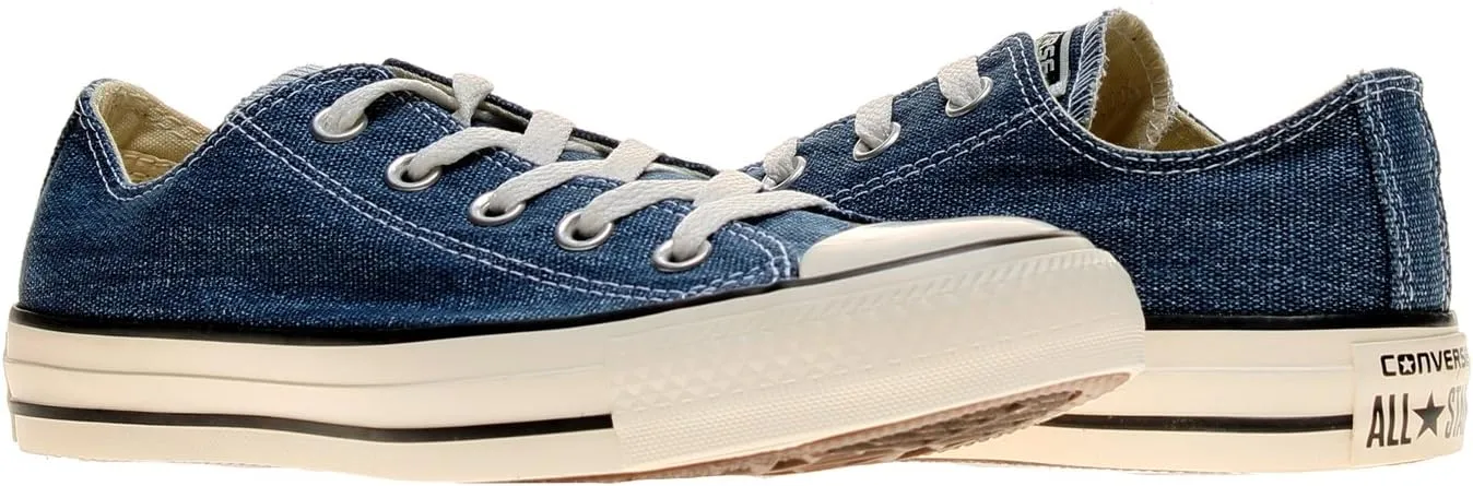 Converse Chuck Taylor All Star Ox Black/Egret/Black Denim 147037F (5 Men US/7 Women US, Converse Navy)